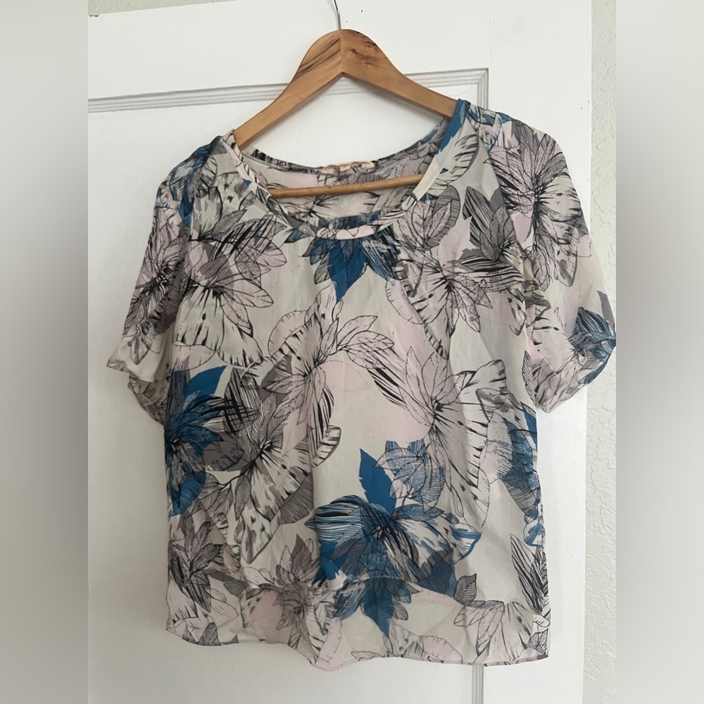 Rebecca Taylor women’s Tahitian flower top